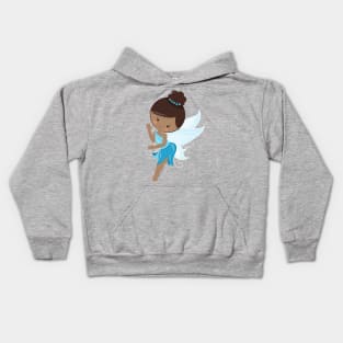 African American Fairy, Magic Fairy, Forest Fairy Kids Hoodie